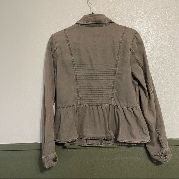 Sebby Jackets & Coats Sebby Military Cargo Cotton Olive Khaki Jacket Medium Poshmark